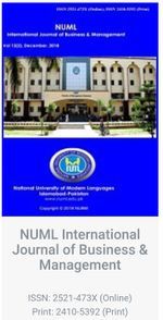 NUML International Journal of Business and Management