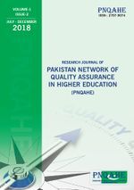 Research Journal of Pakistan Network for Quality Assurance in Higher Education