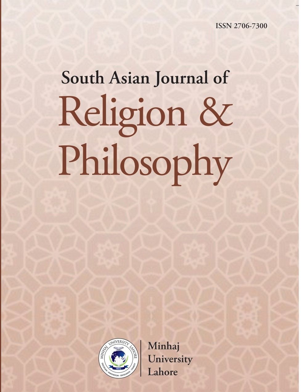 South Asian Journal of Religion and Philosophy